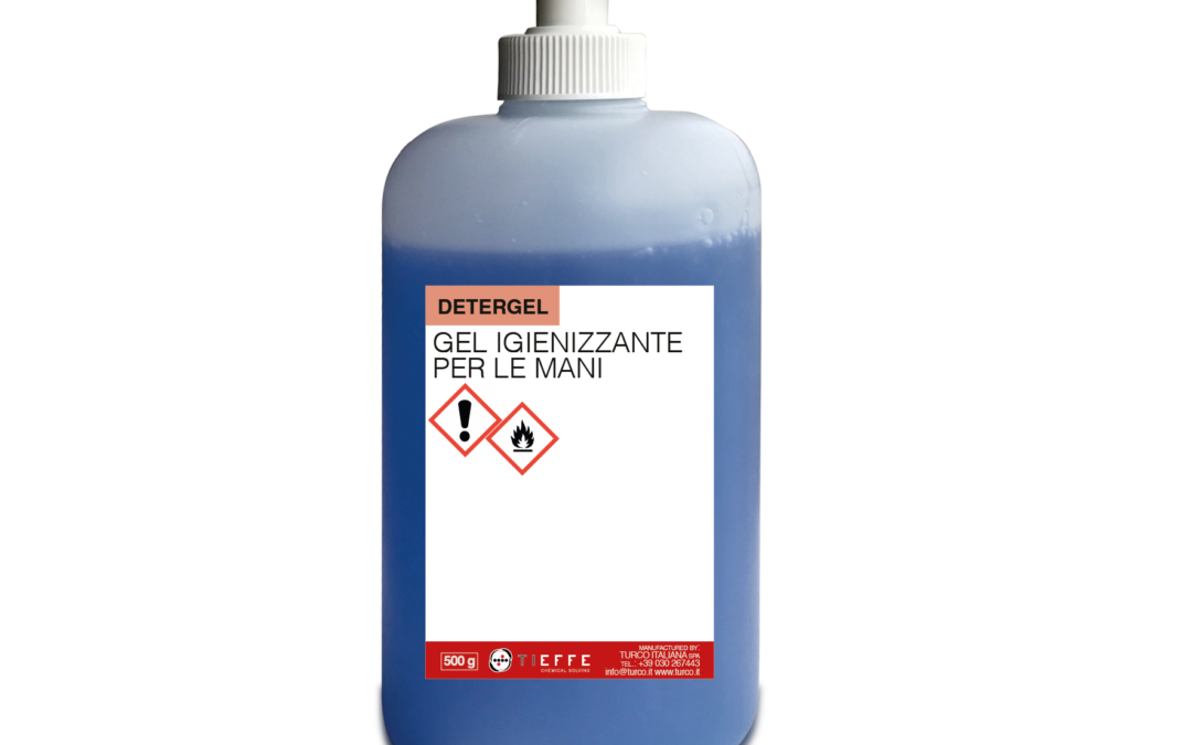 DETERGEL Gel igienizzante per le mani